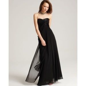 ABS Chiffon gown in mint